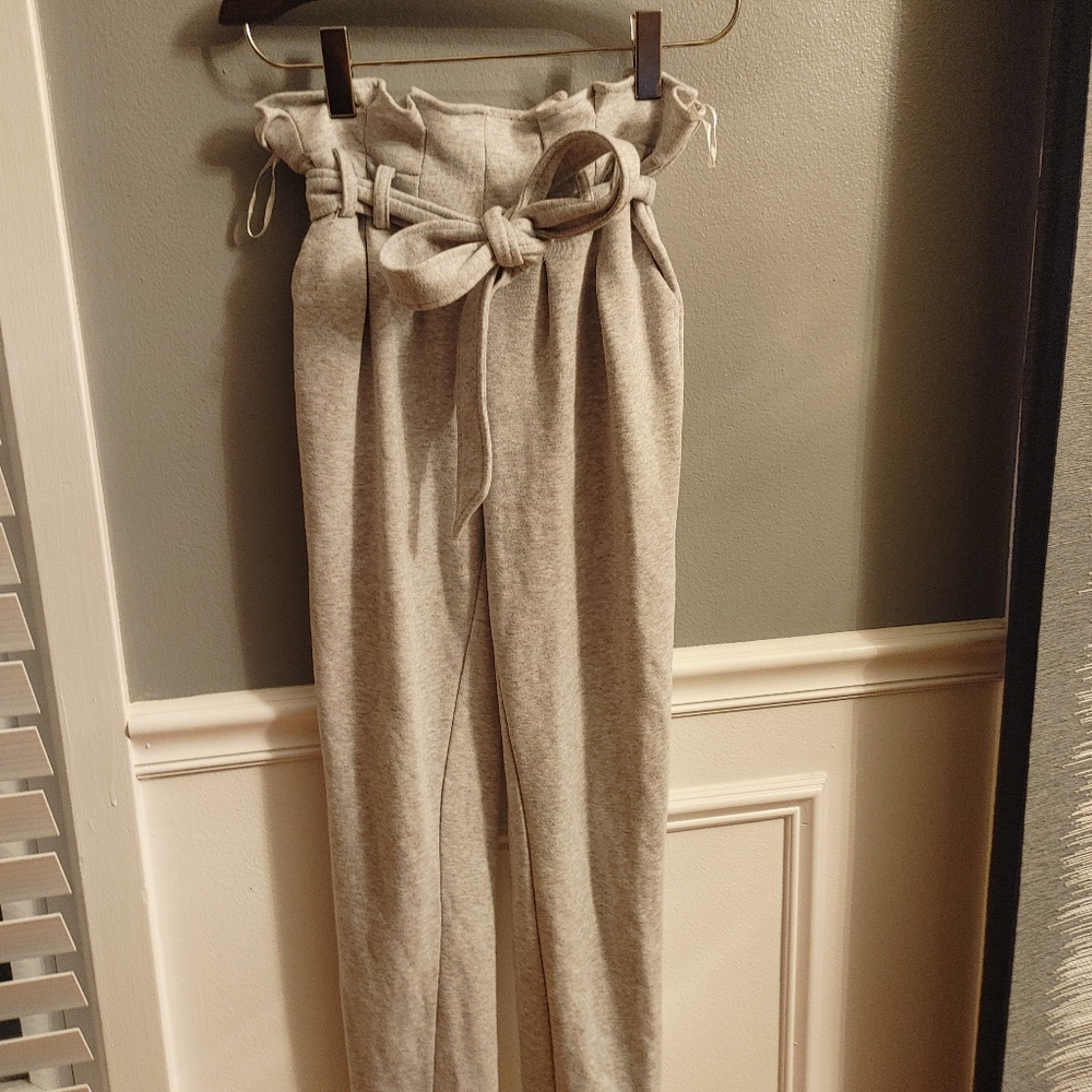 Woman's gray sweatpants